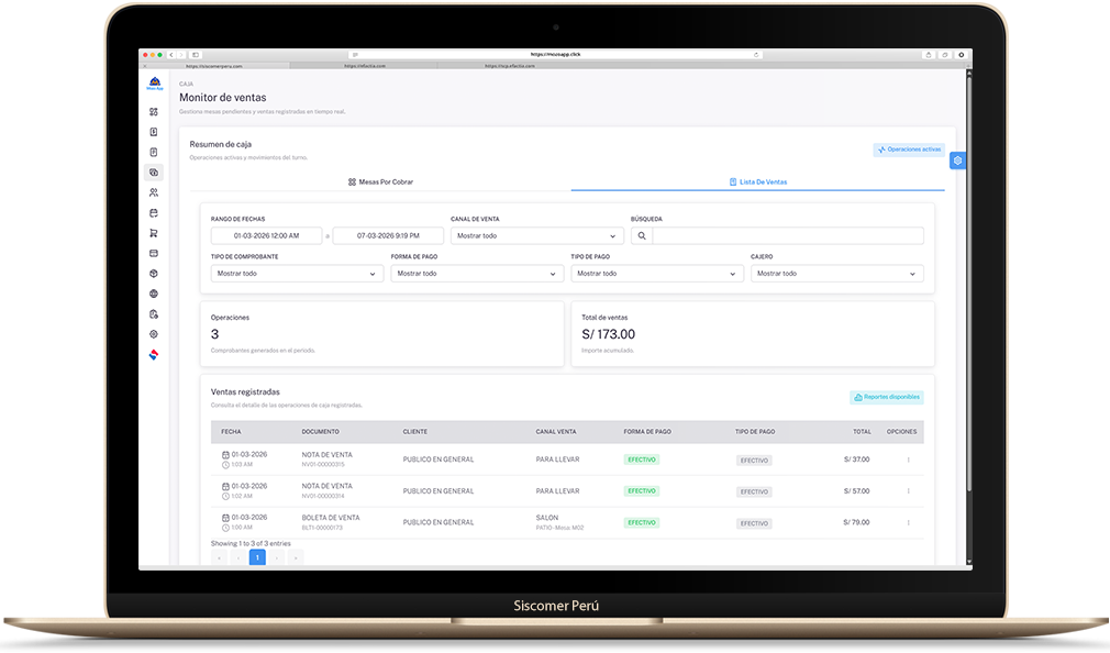 Software de Gestión Gastronómica